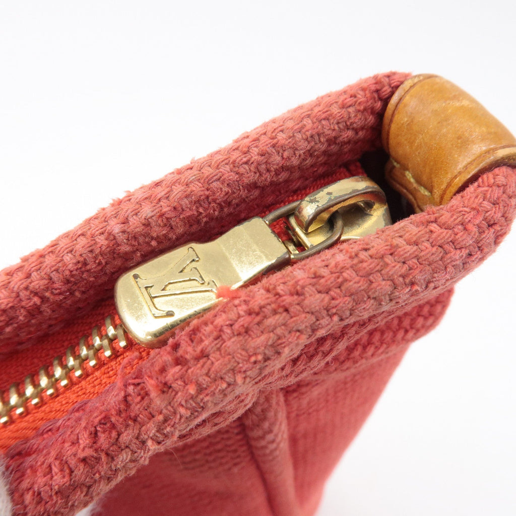 Louis Vuitton Antigua Cabas MM Tote Bag Hand Bag Rouge M40034