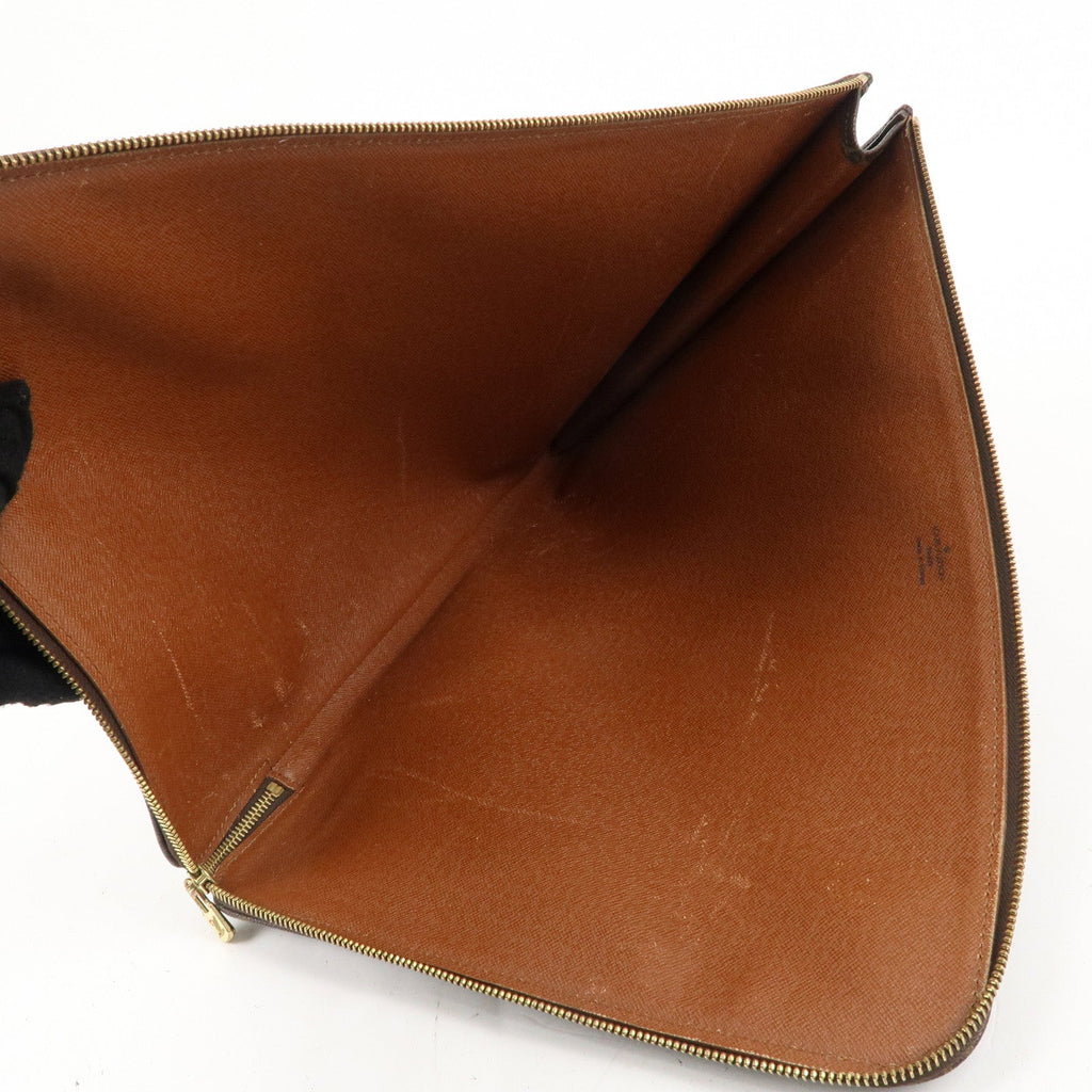 Louis Vuitton Monogram Porte Documents Clutch Bag M53456
