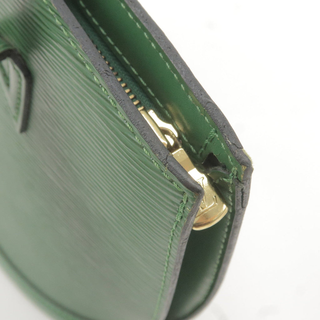 Louis Vuitton Epi Saint Jacques Shoulder Bag Borneo Green M52334