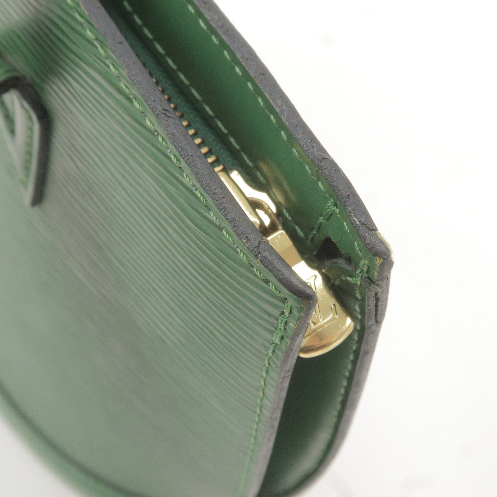 Louis Vuitton Epi Saint Jacques Shoulder Bag Borneo Green M52334
