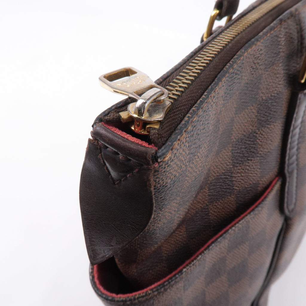 Louis Vuitton Damier Totally MM Shoulder Bag Brown N41281