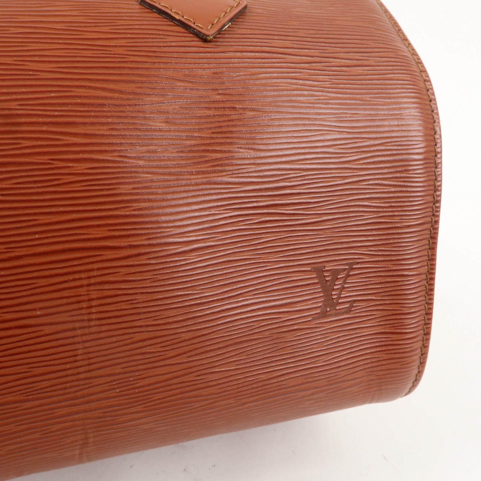 AuthenticLouis Vuitton Epi Speedy 25 Hand Boston Bag Kenya Brown M43013