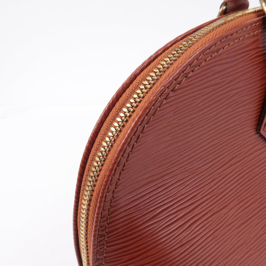 Louis Vuitton Epi Alma 2Way Bag Hand Bag Kenya Brown M52143