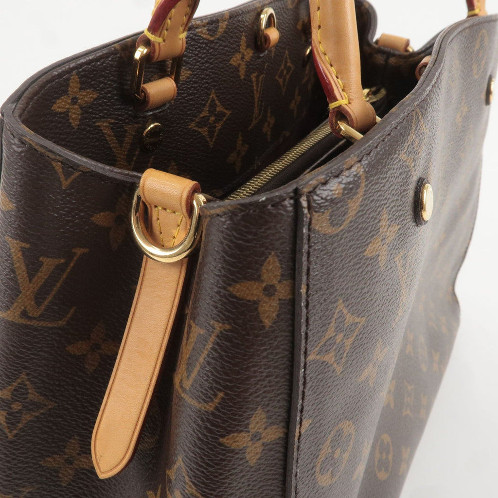 Louis Vuitton Monogram Montaigne MM 2Way Hand Bag M41056