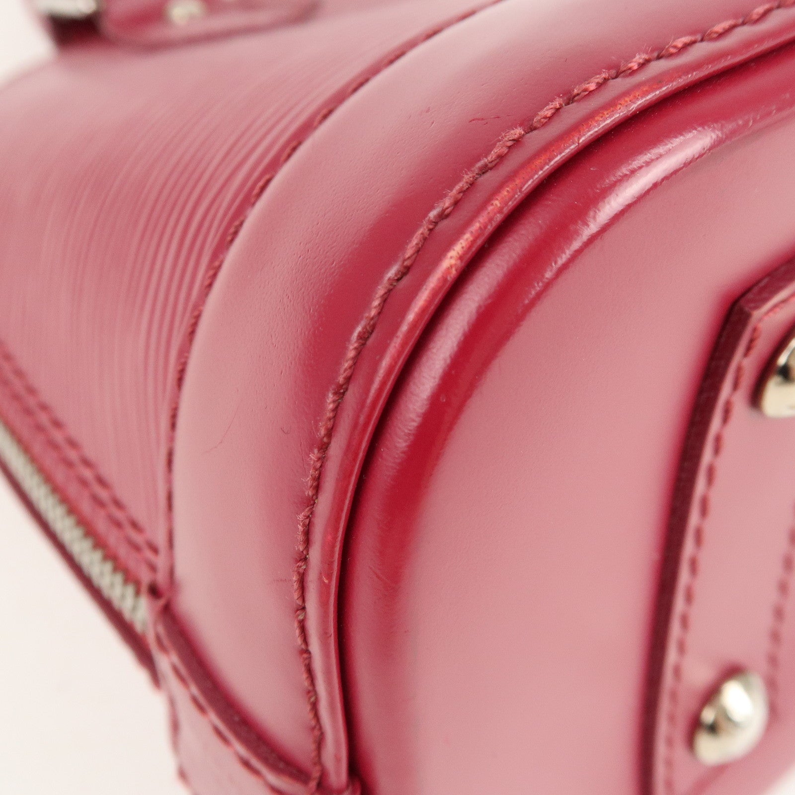 Louis Vuitton Epi Alma BB Hand Bag Shoulder Bag Fuchsia M40851