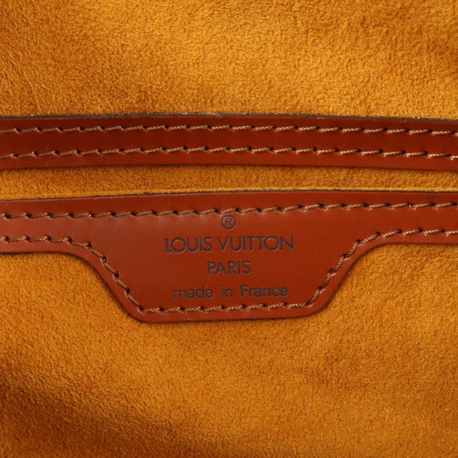 Louis Vuitton Epi Soufflot Hand Bag Kenya Brown M52223