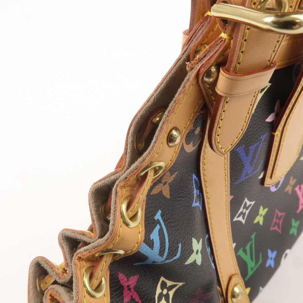 Louis Vuitton Monogram Multi Color Theda PM Hand Bag Noir M92346