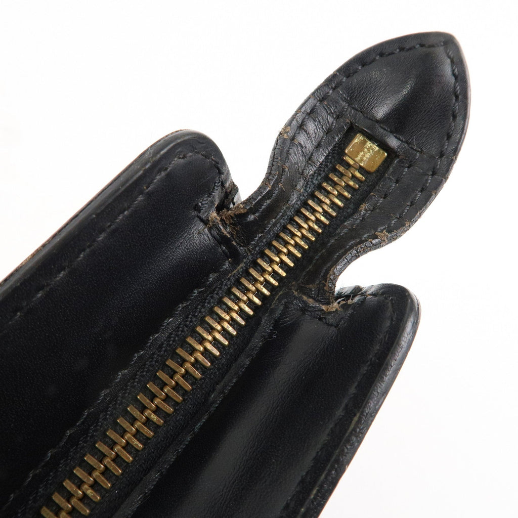 Louis Vuitton Epi Pochette Homme Clutch Bag Noir Black M52522