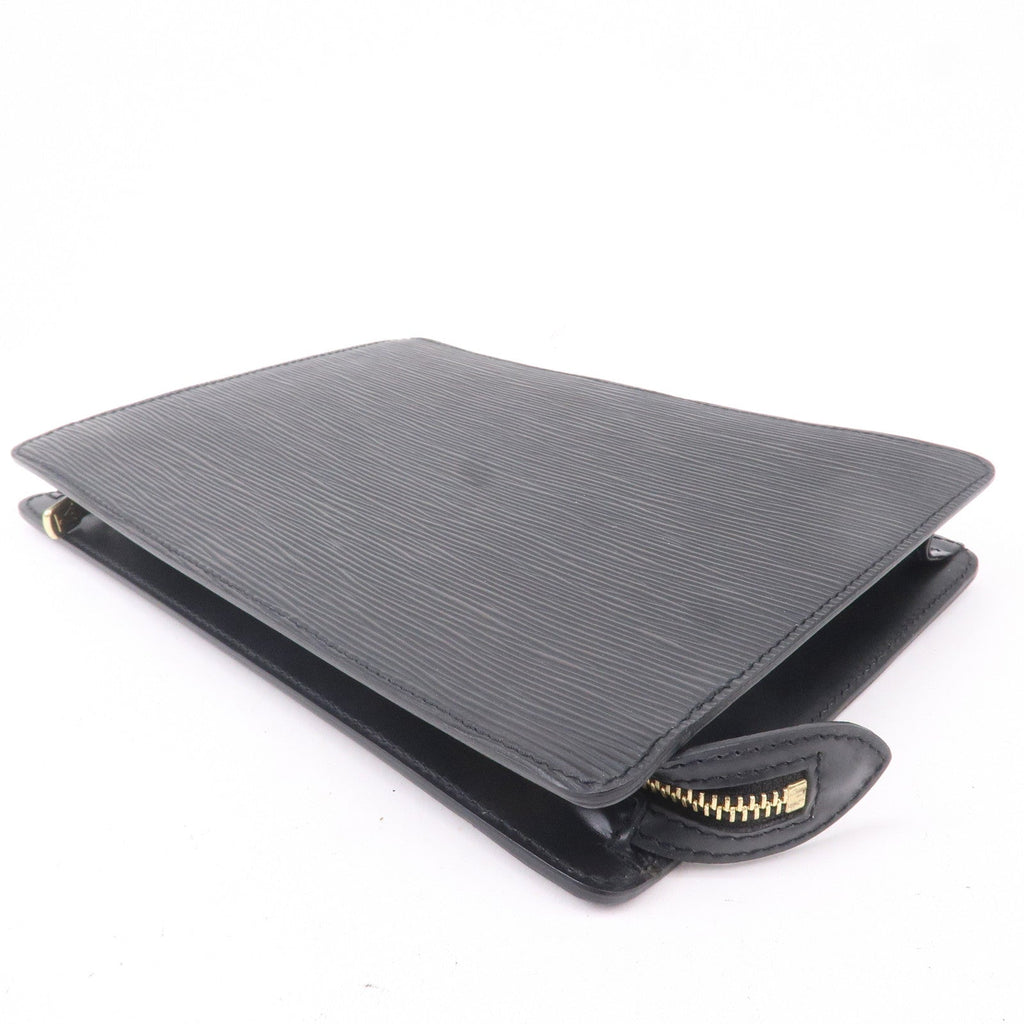 Louis Vuitton Set of 2 Epi Clutch Bag Black M52612 M52522