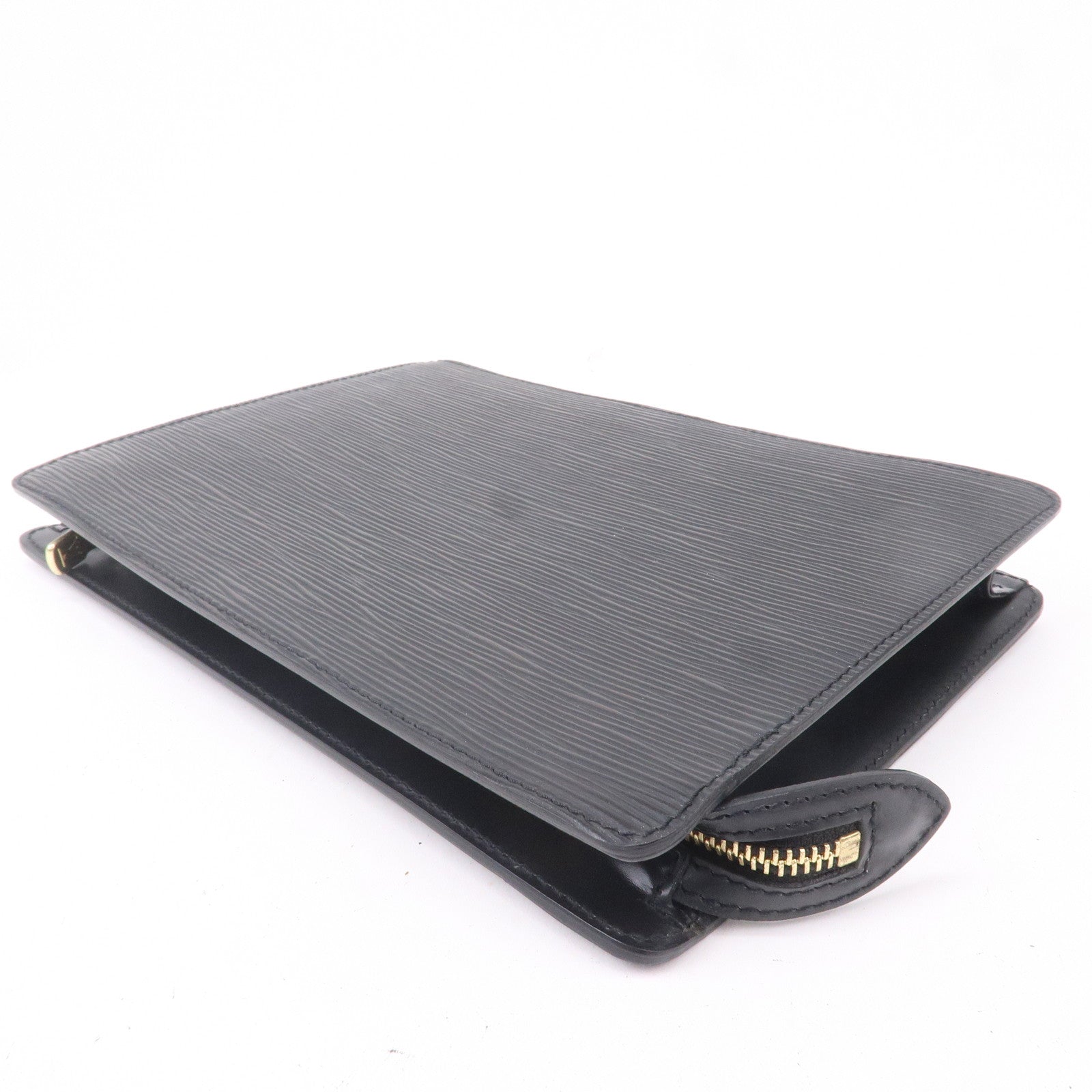 Louis Vuitton Set of 2 Epi Clutch Bag Black M52612 M52522
