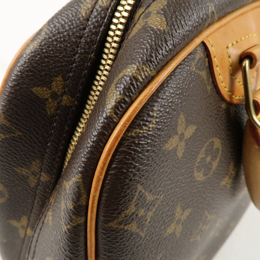 Louis Vuitton Monogram Trouville Hand Bag Brown M42228