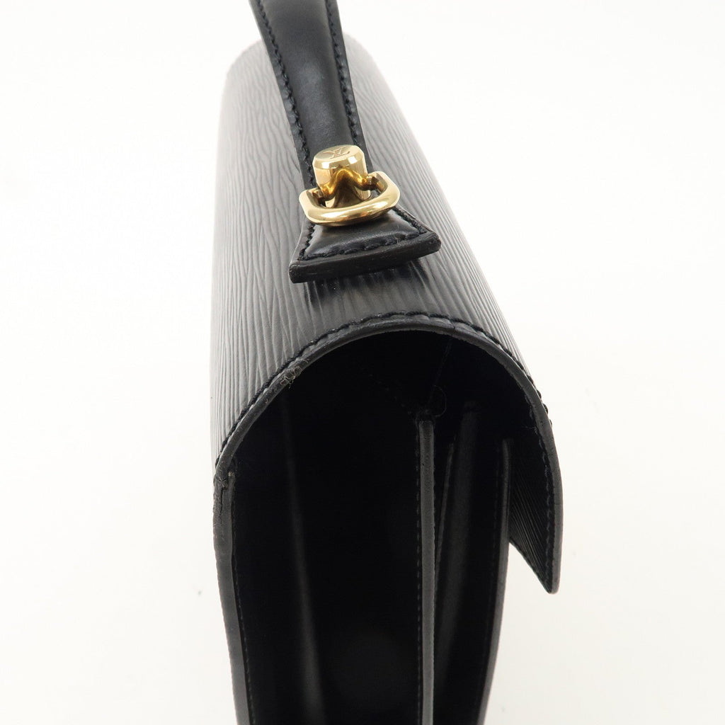 Louis Vuitton Epi Monceau Hand Bag Black Noir M52792
