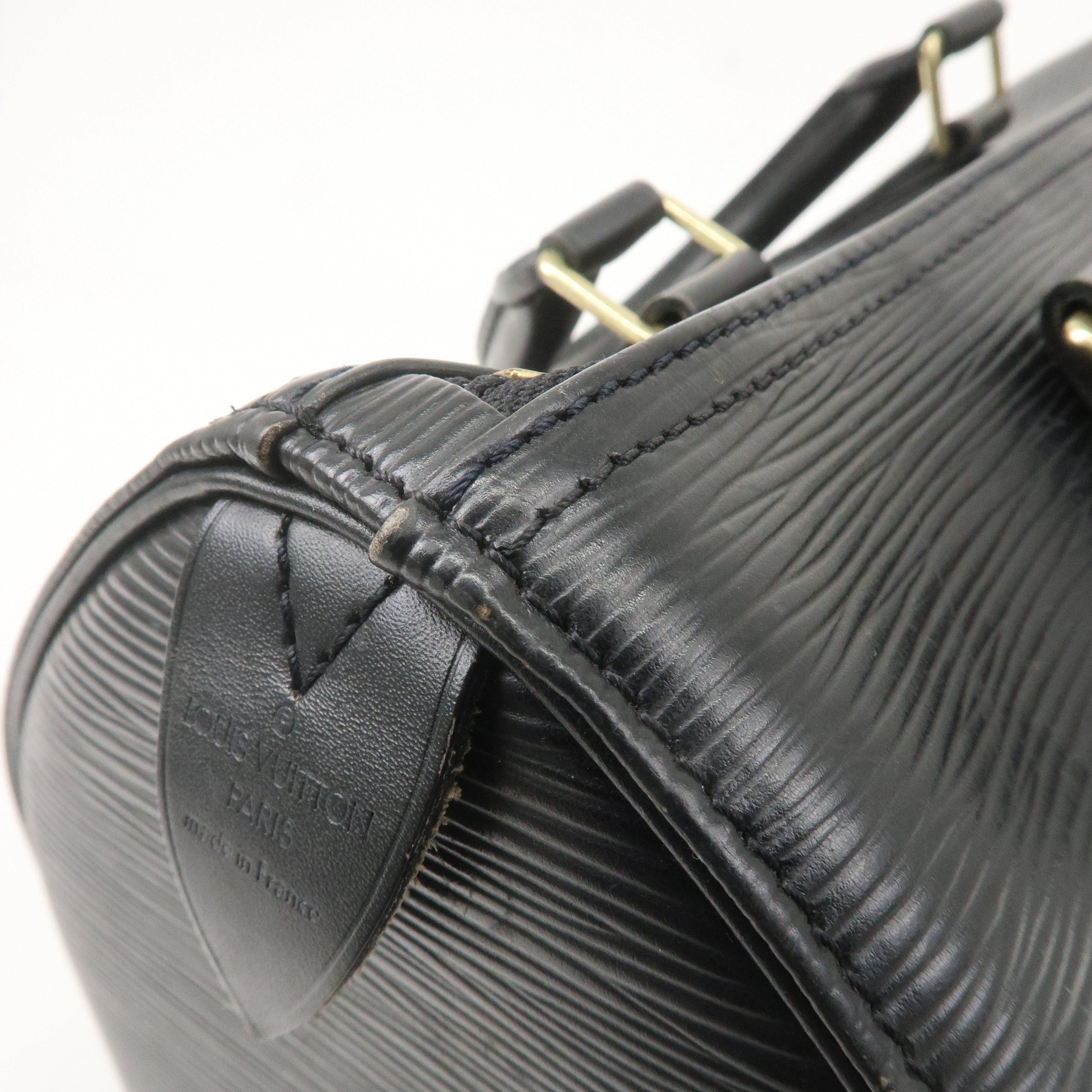 Louis Vuitton Epi Speedy 25 Boston Bag Hand Bag Noir Black M43012