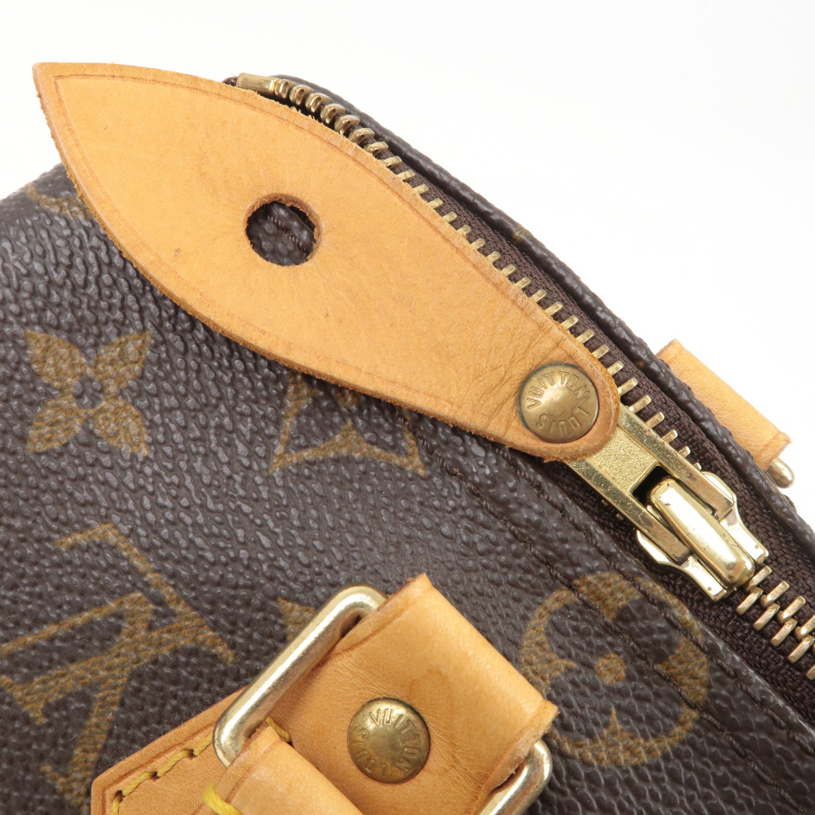 Louis Vuitton Monogram Speedy 25 Hand Bag Boston Bag M41528
