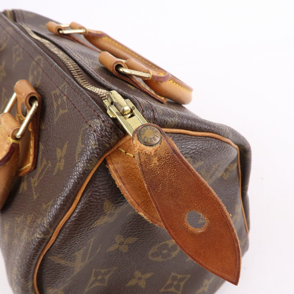 Louis Vuitton Monogram Speedy 25 Hand Bag Boston Bag M41528