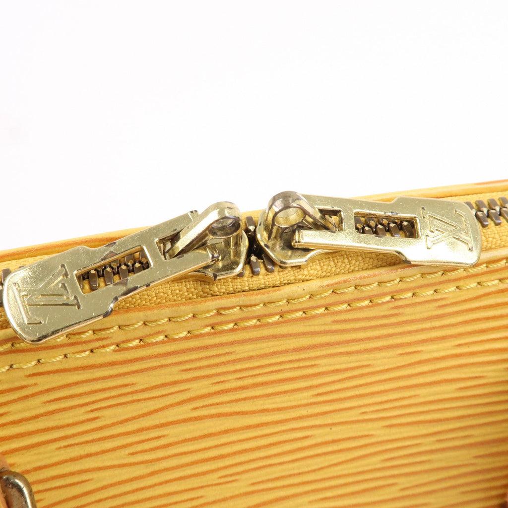 Louis Vuitton Epi Alma PM Hand Bag Tassili Yellow M52149