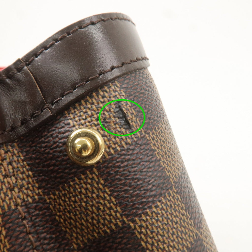 Louis Vuitton Damier Ebene Hampstead PM Hand Bag Brown N51205