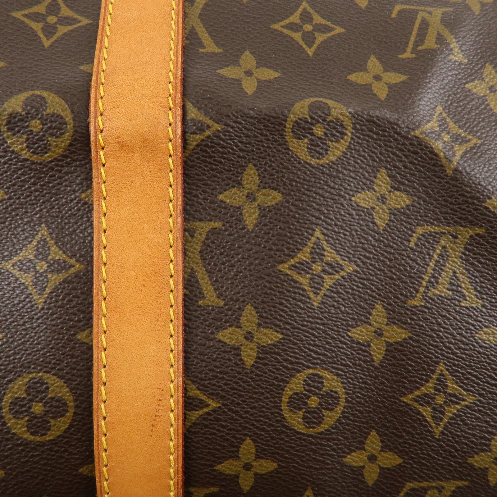 Louis Vuitton Monogram Keep All 55 Boston Bag Brown M41424