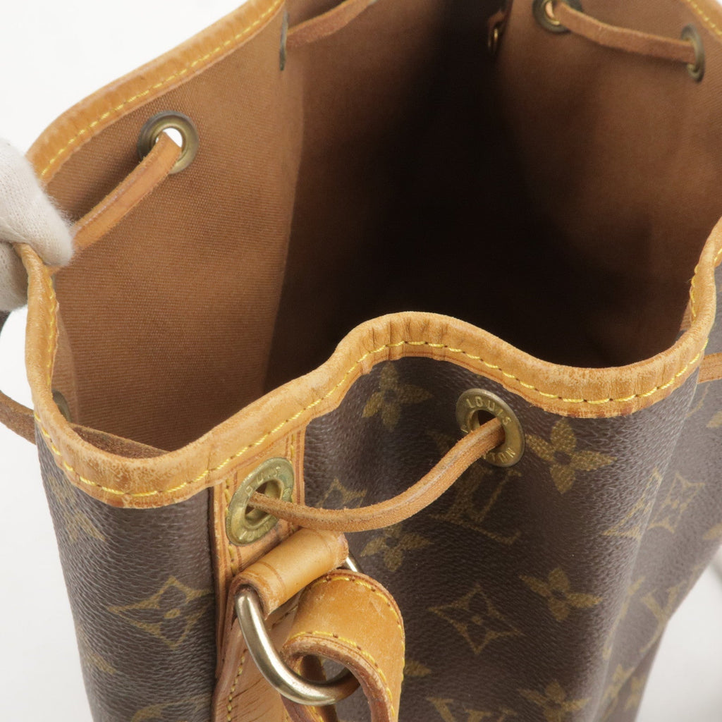 Louis Vuitton Monogram Petit Noe Shoulder Bag Brown M42226