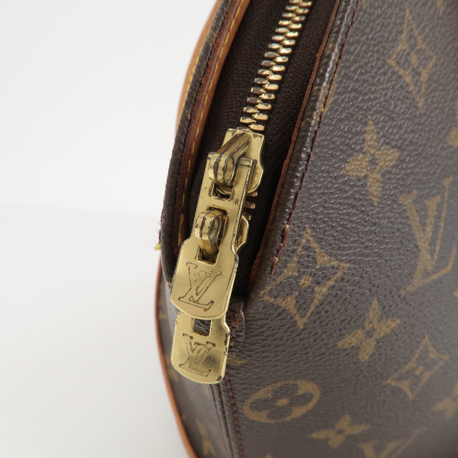 Louis Vuitton Monogram Ellipse PM Hand Bag Brown M51127