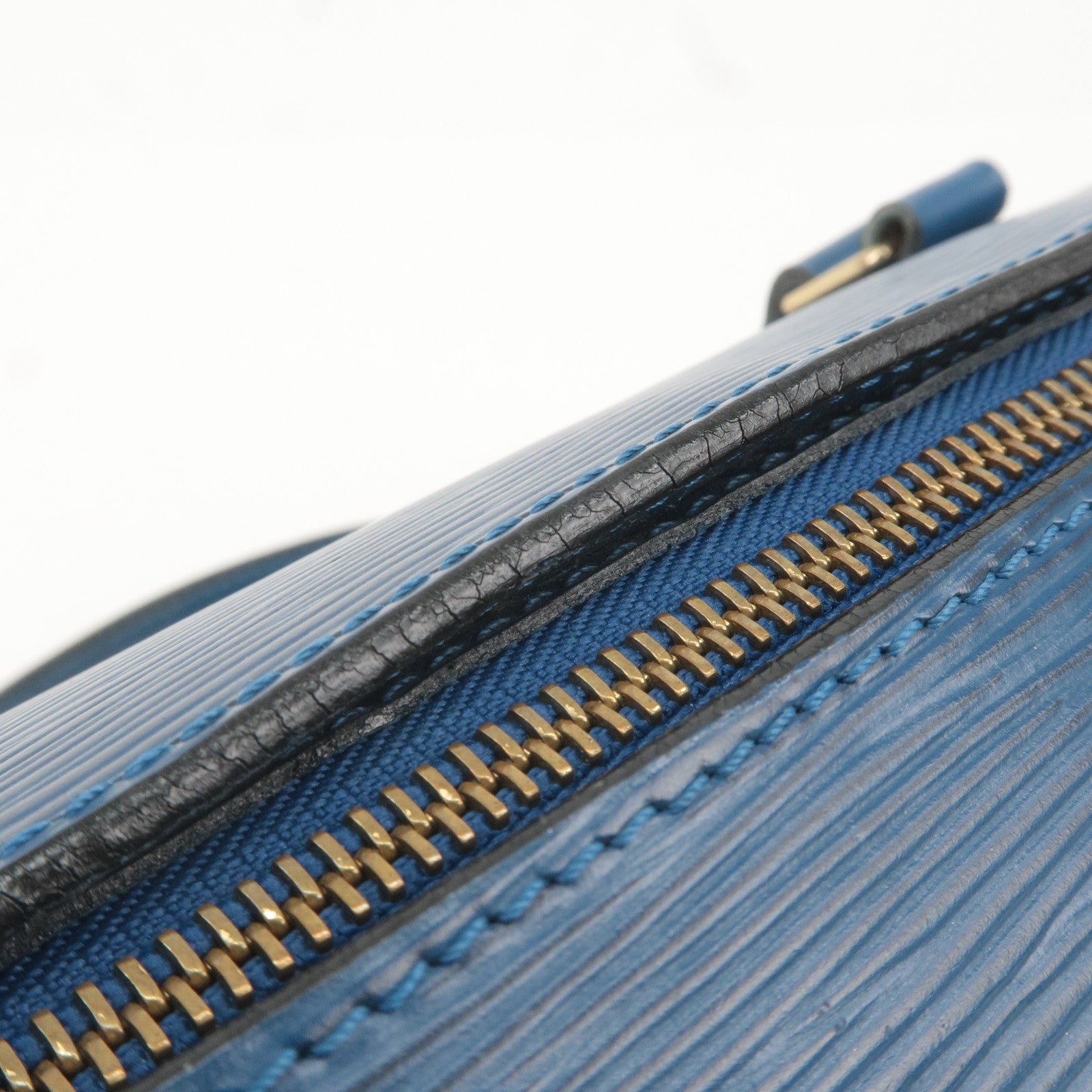 Louis Vuitton Epi Soufflot Shoulder Bag Hand Bag Blue M52222