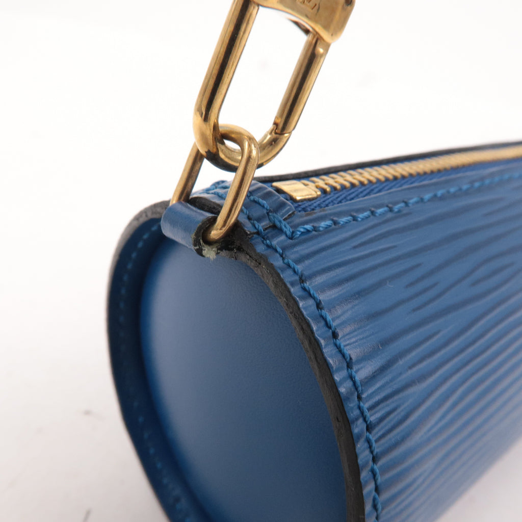 Louis Vuitton Epi Pouch For Soufflot Hand Bag Toledo Blue