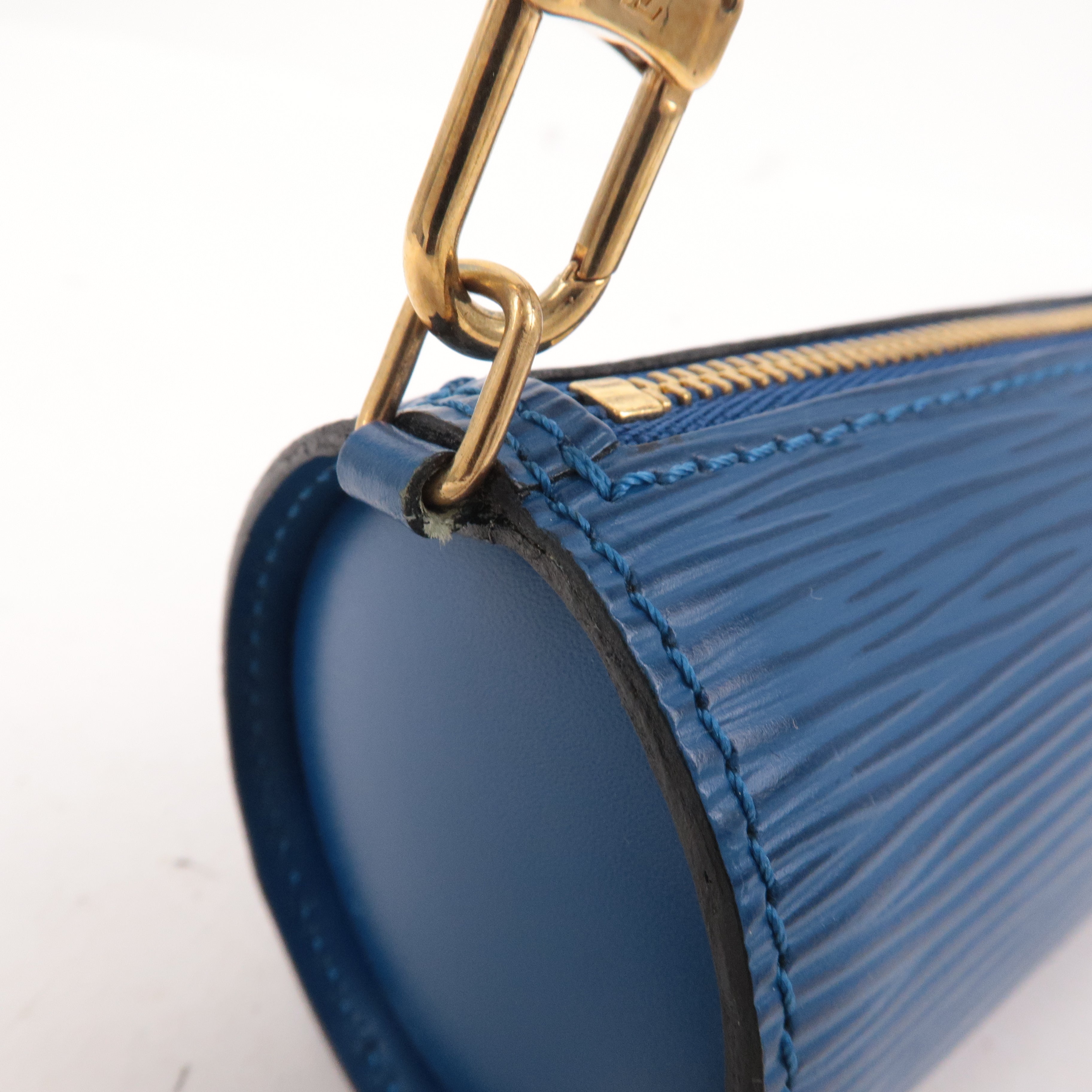 Louis Vuitton Epi Pouch For Soufflot Hand Bag Toledo Blue