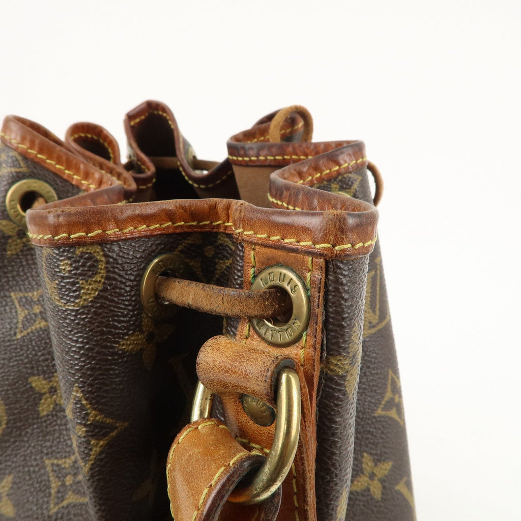 Louis Vuitton Monogram Noe Shoulder Bag Brown M42224