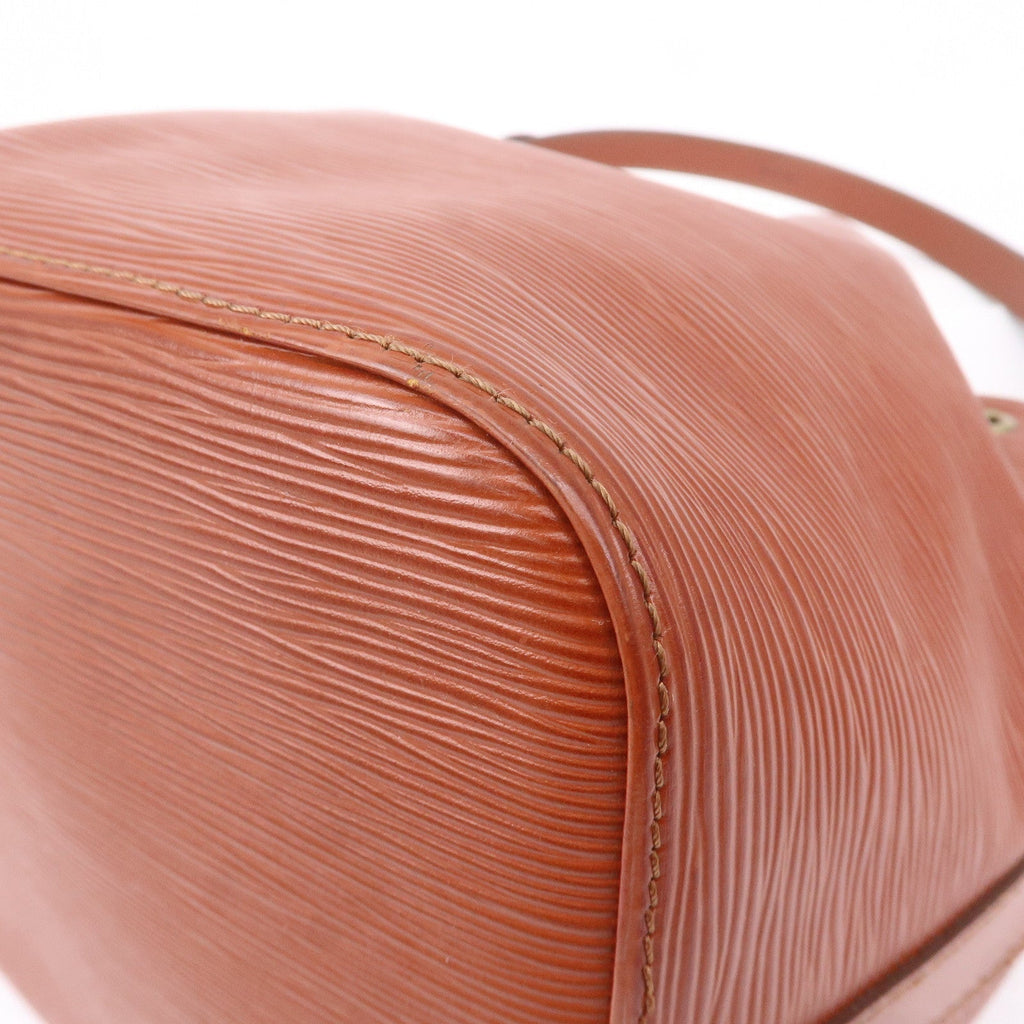 Louis Vuitton Epi Petit Noe Shoulder Bag Kenya Brown M44103
