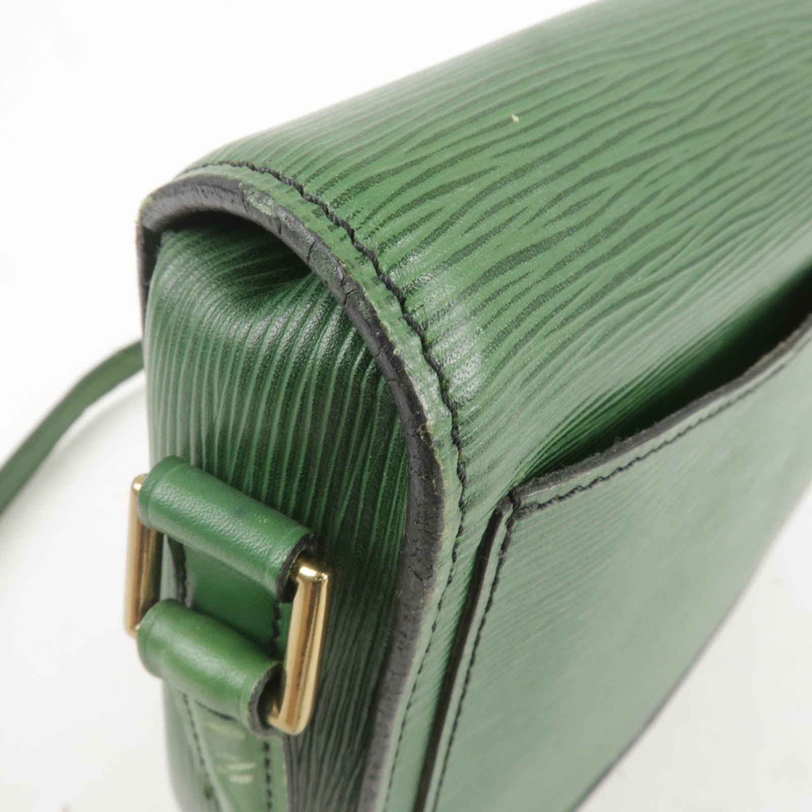 Louis Vuitton Epi Saint Cloud Shoulder Bag Borneo Green M52194