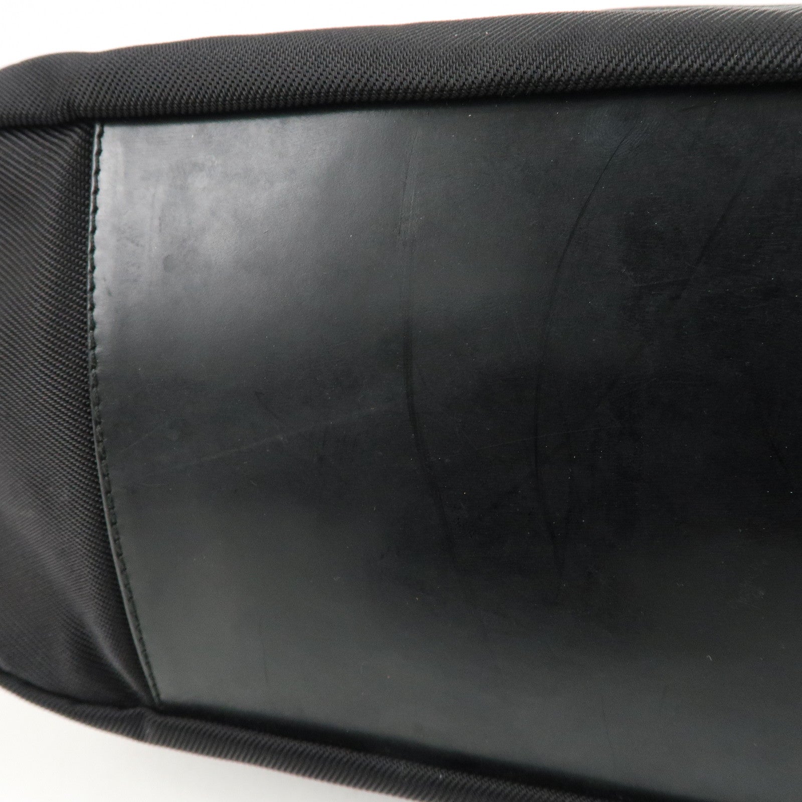 GUCCI Bamboo Nylon Leather 2WAY Bag Black 000・2404・0509
