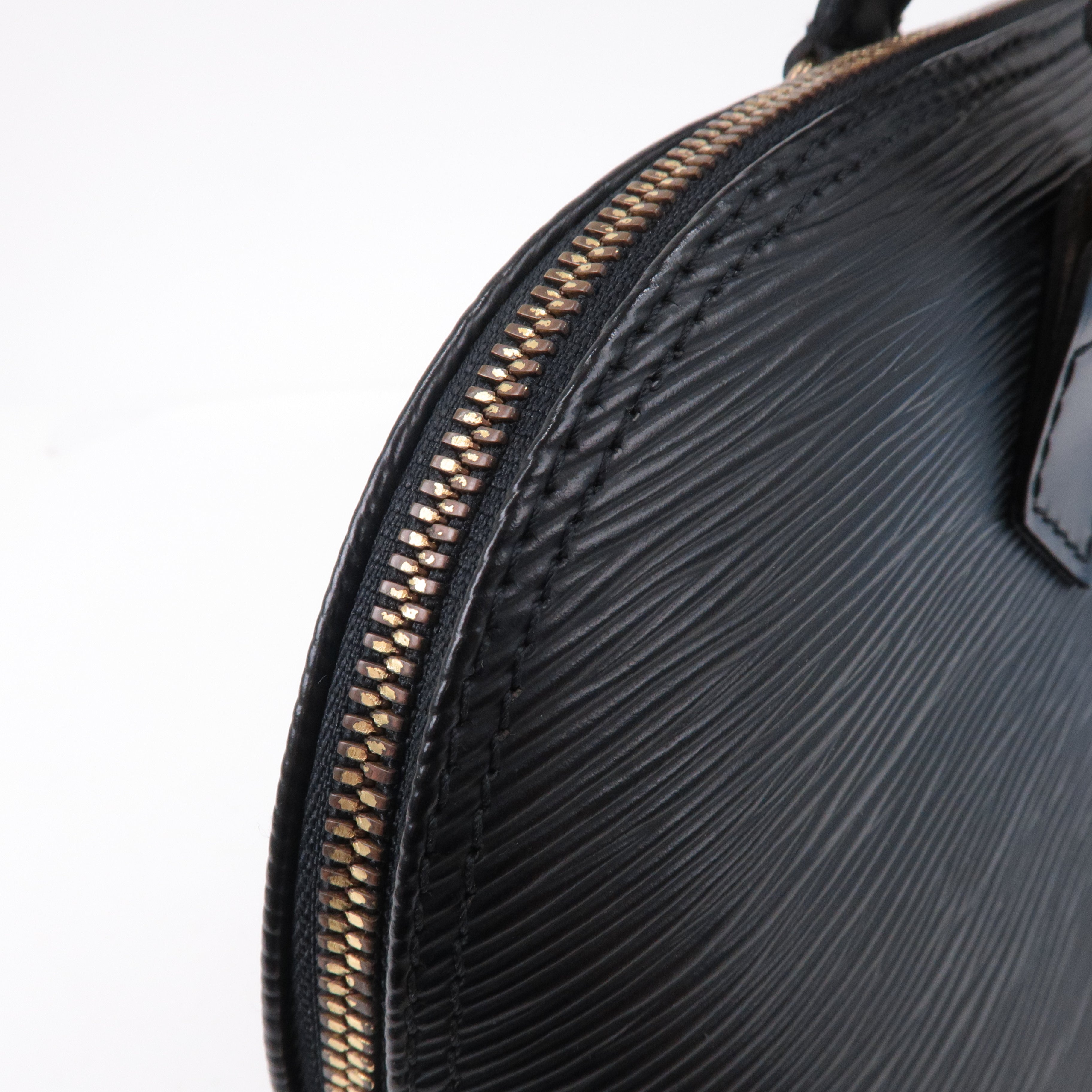 Louis Vuitton Epi Alma Hand Bag Noir Black M52142