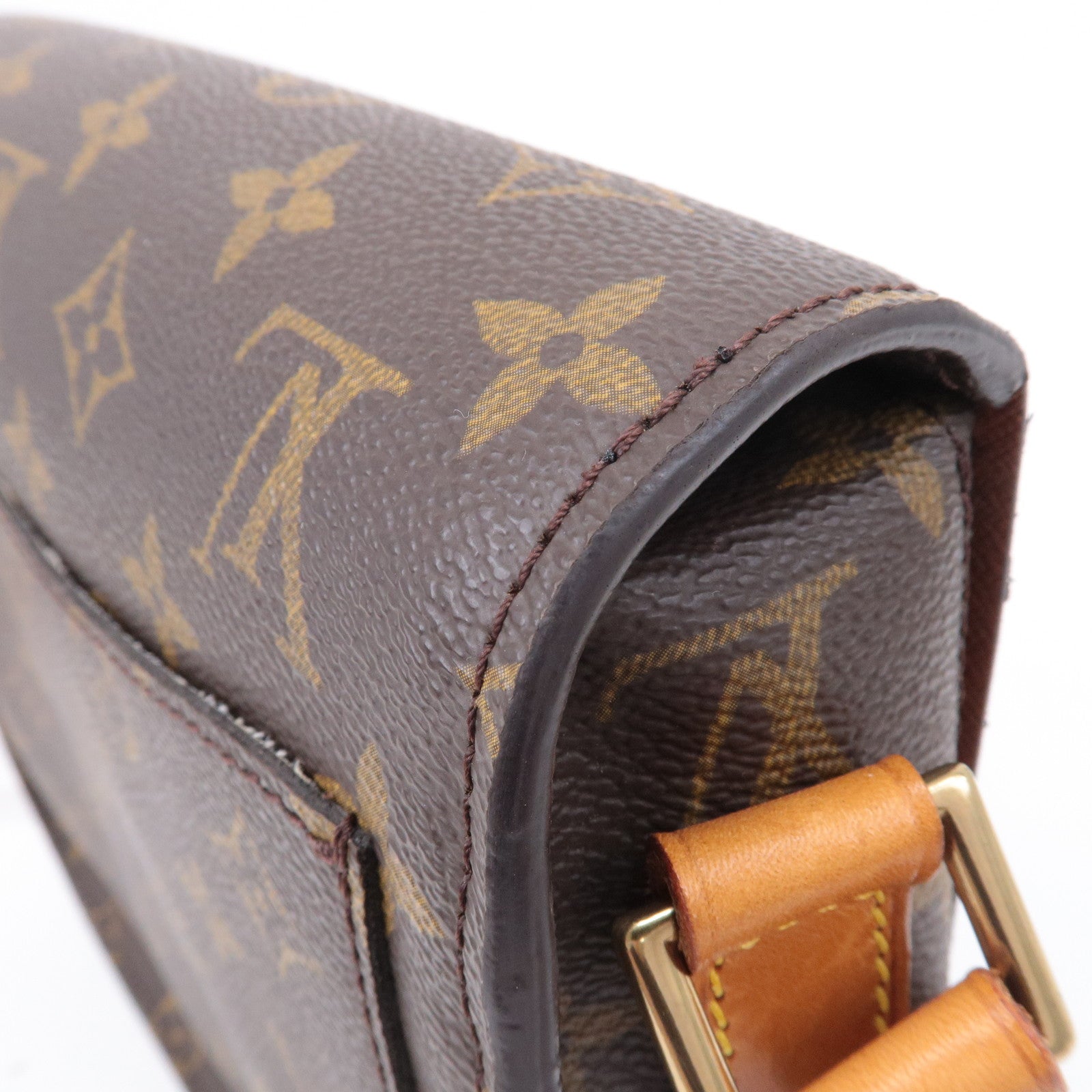 Louis Vuitton Monogram Saint Cloud GM Shoulder Bag Brown M51242