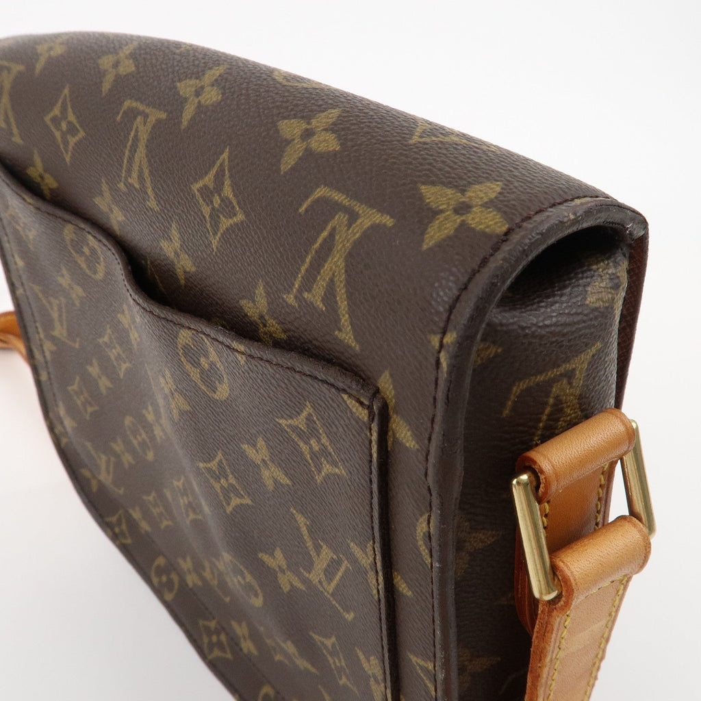 Louis Vuitton Monogram Saint Cloud GM Shoulder Bag Brown M51242
