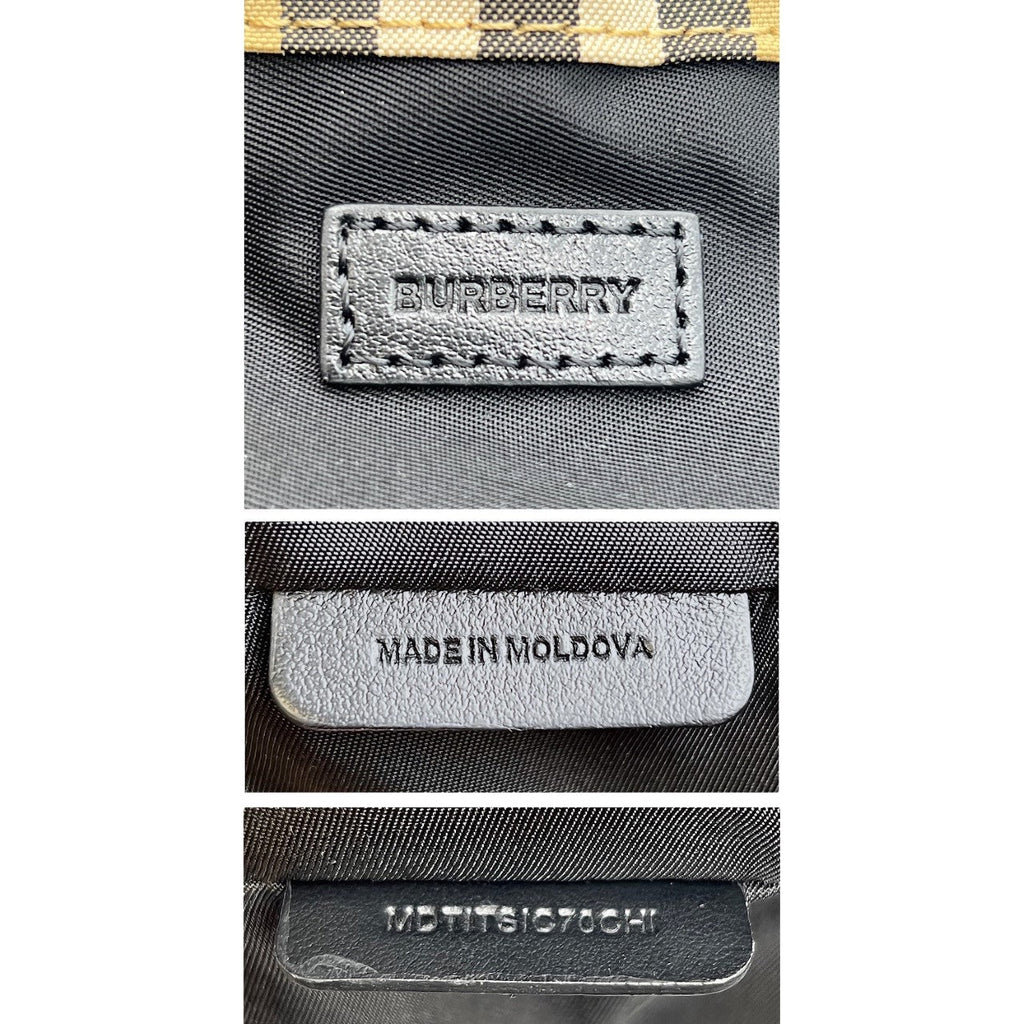 Burberry Phoebe Heritage Stripe Bucket Bag