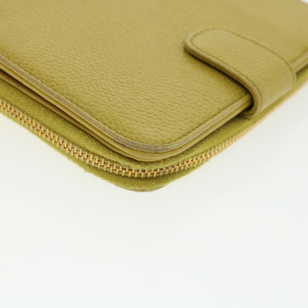 Chanel Yellow Leather  wallet accessories