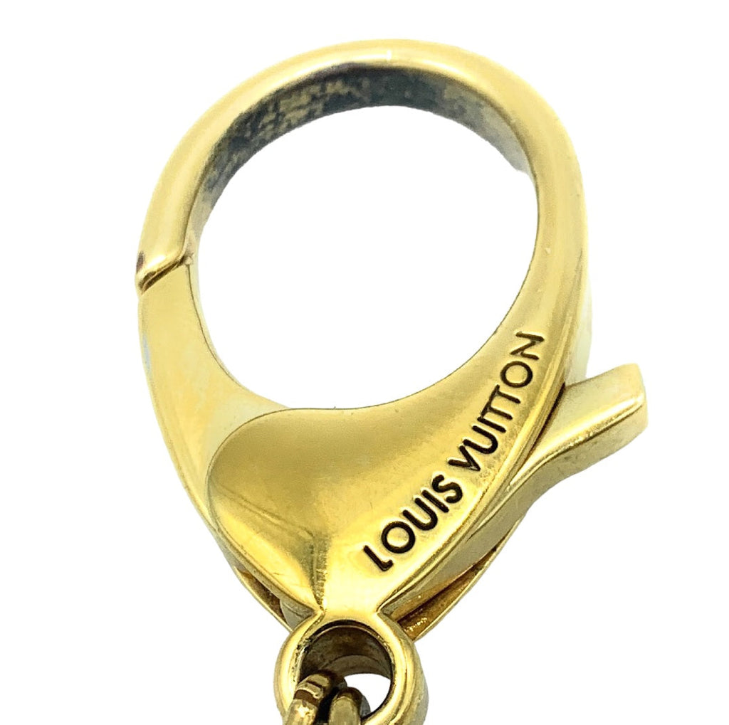 Louis Vuitton Gold Insolence Tortoise Shell Gold-tone Key Chain - Bag Charm