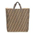 Fendi Tobacco Zucca Selleria Special Large Shopping Tote Bag (Indistinguishable)
