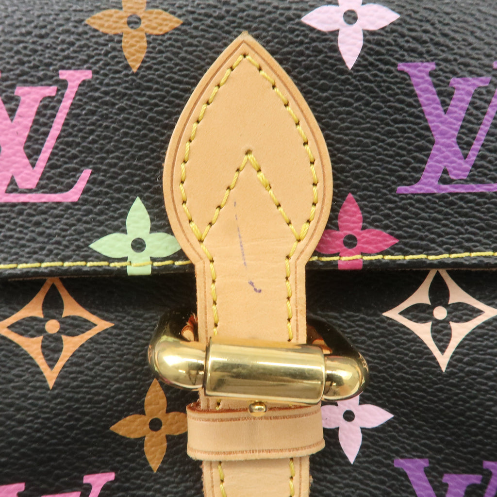 Louis Vuitton Monogram Multi Color Priscilla Hand Bag Noir M40096