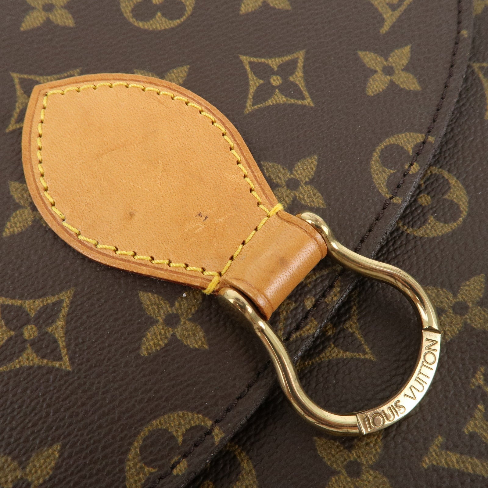 Louis Vuitton Monogram Saint Cloud GM Shoulder Bag Brown M51242