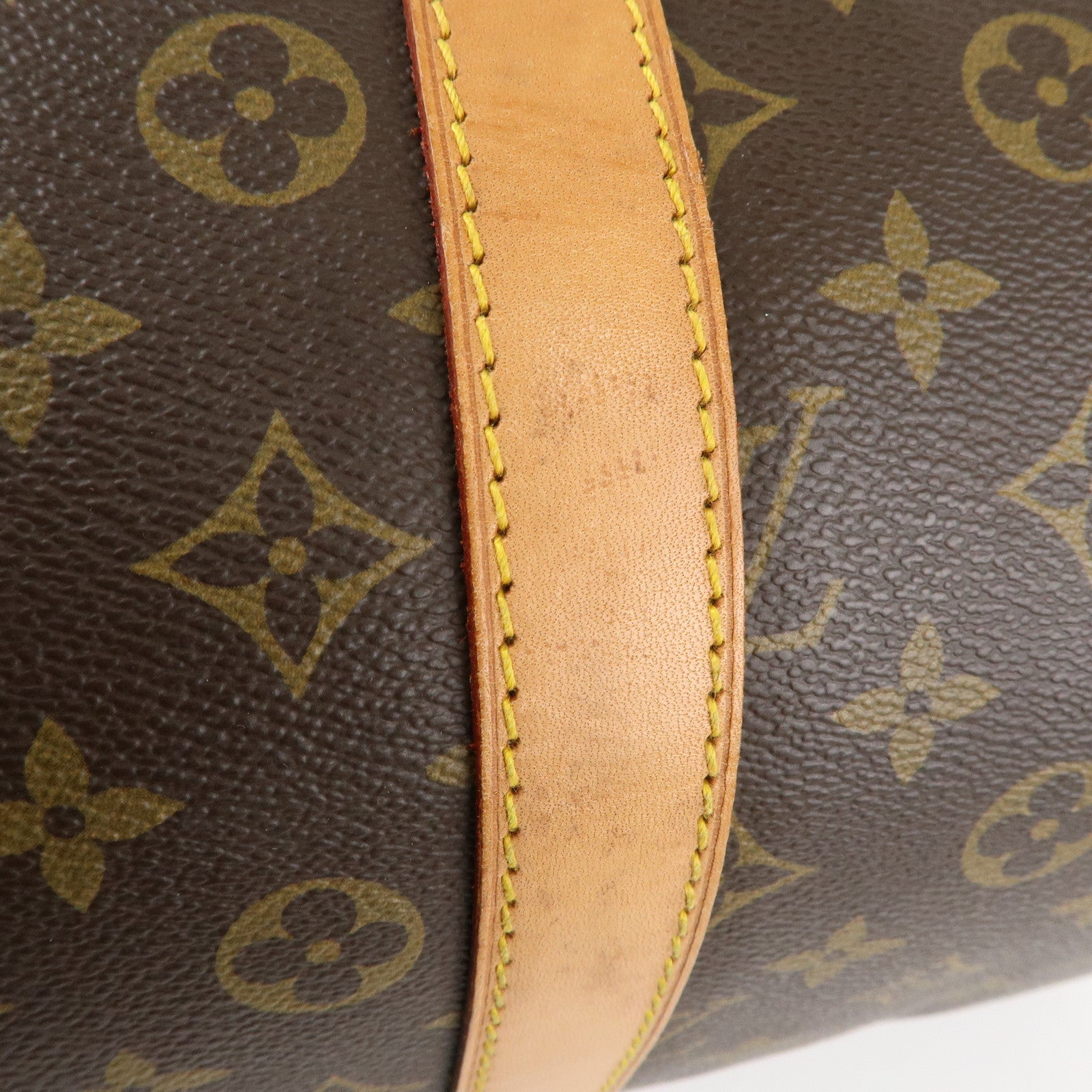 Louis Vuitton Monogram Keep All 55 Boston Bag Brown M41424