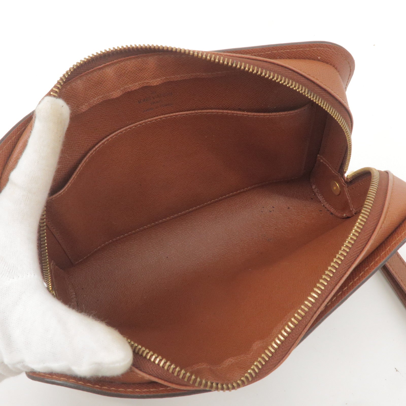 Louis Vuitton Monogram Orsay Clutch Bag Pouch Brown M51790