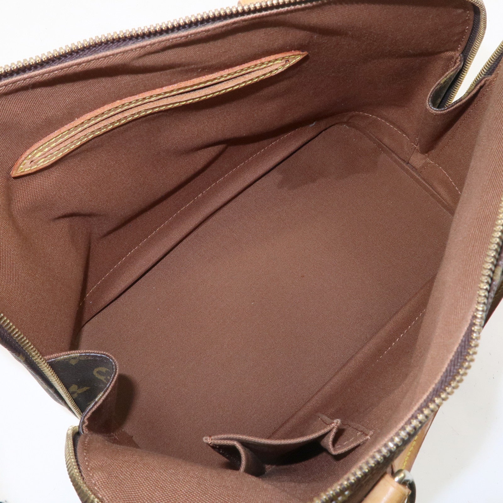 Louis Vuitton Monogram Alma Hand Bag Brown M51130