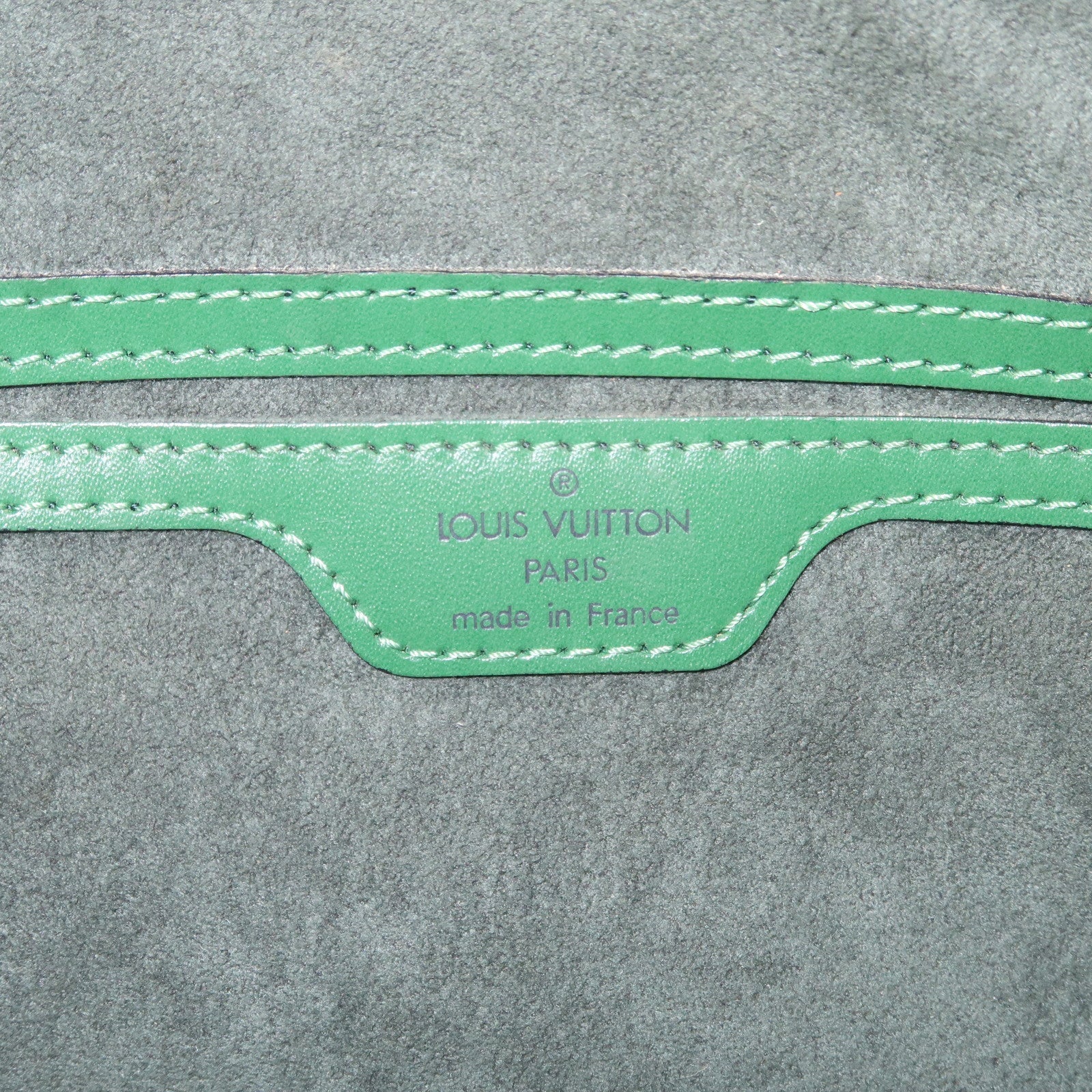 Louis Vuitton Epi Soufflot Hand Shoulder Bag Green M52224