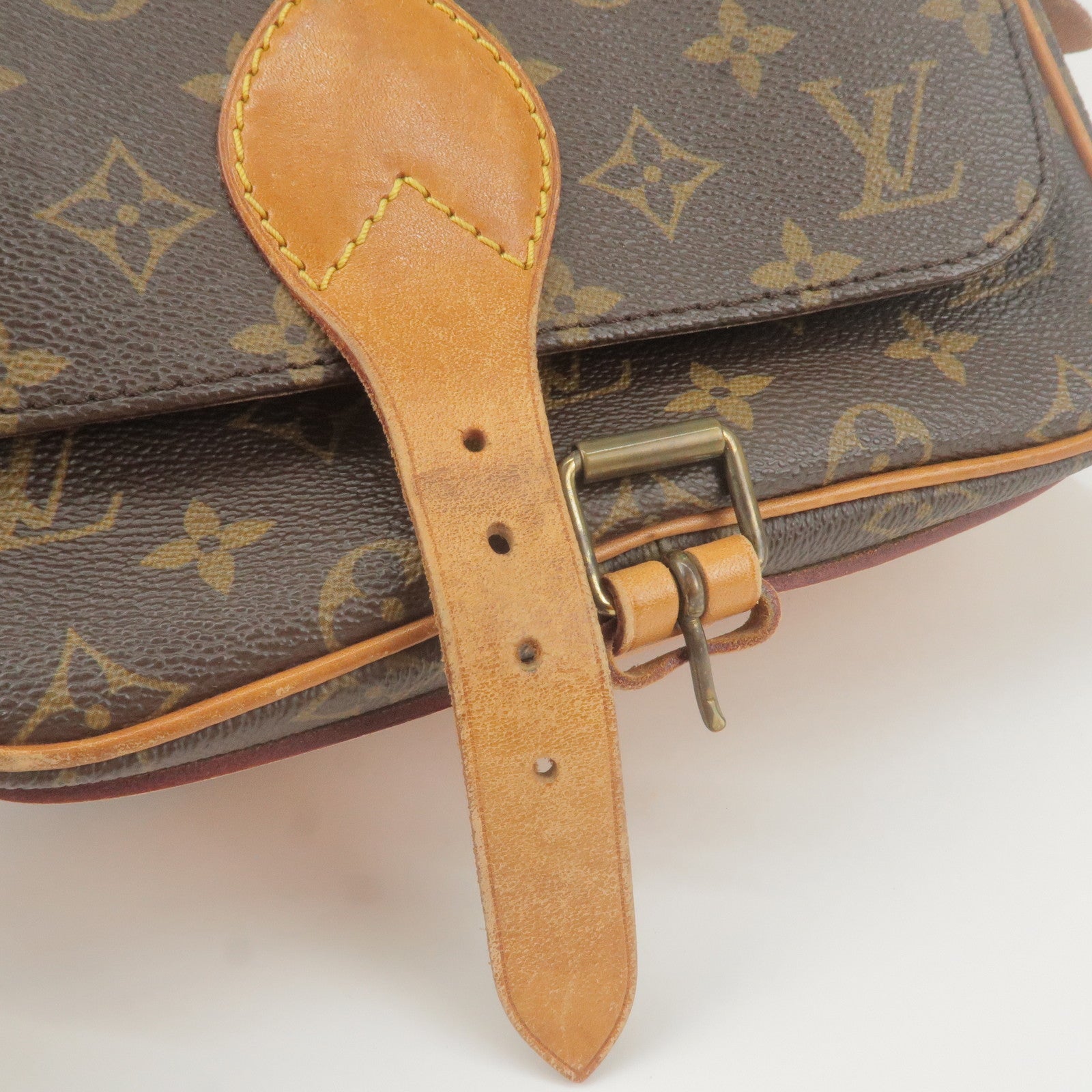 Louis Vuitton Monogram Cartouchiere 22 Shoulder Bag M51253