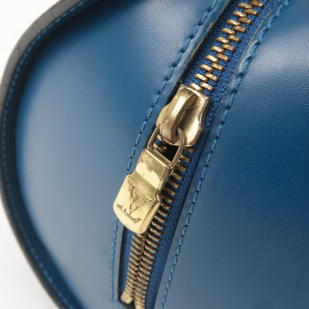 Louis Vuitton Epi Soufflot Shoulder Bag Hand Bag Blue M52222