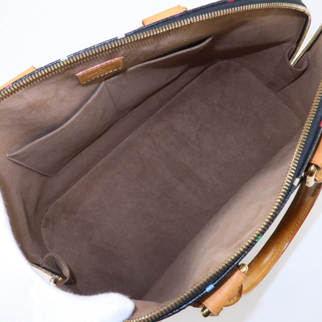 Louis Vuitton Monogram Multi Color Alma Hand Bag Noir M40442