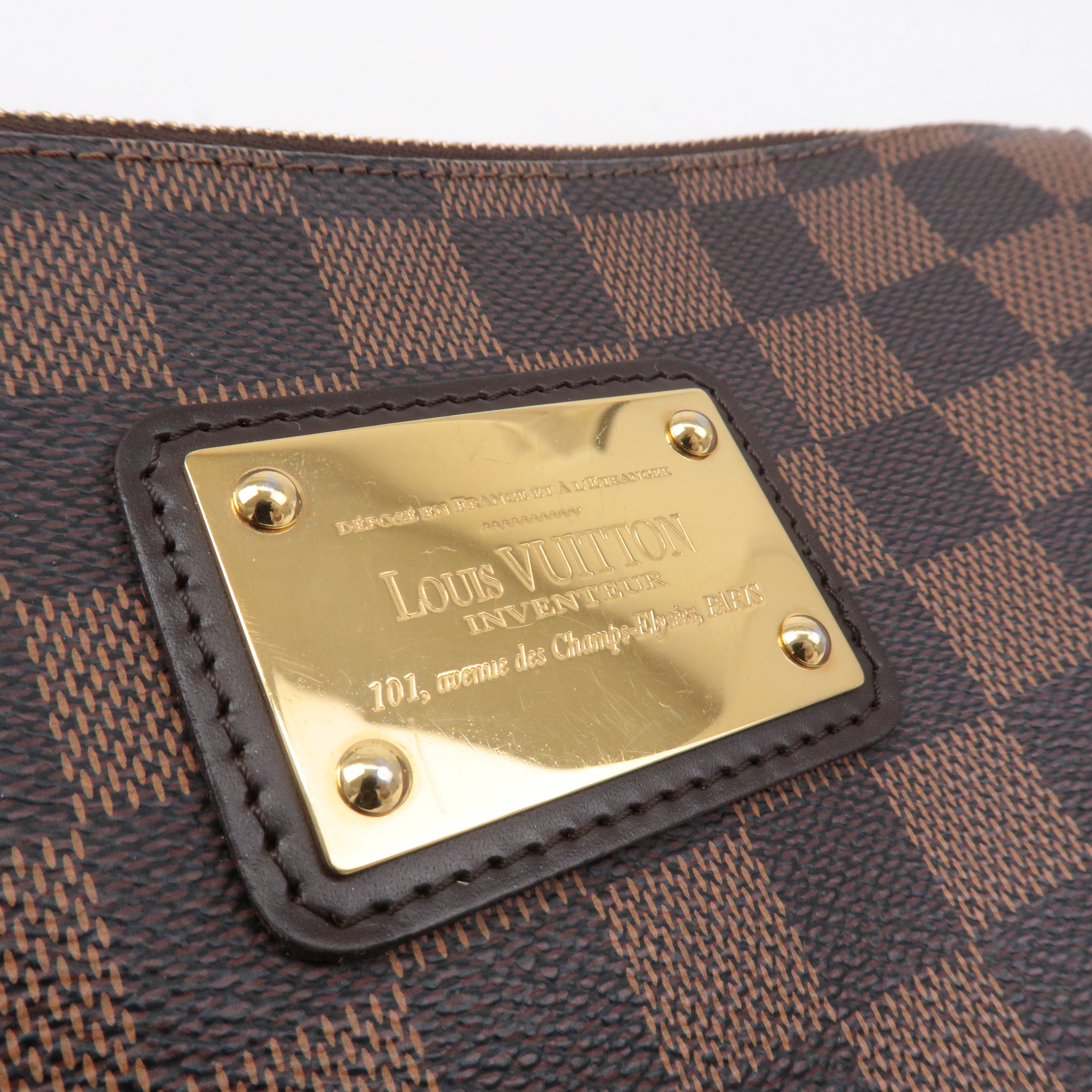 Louis Vuitton Damier Eva 2Way Hand Bag Shoulder Bag N55213