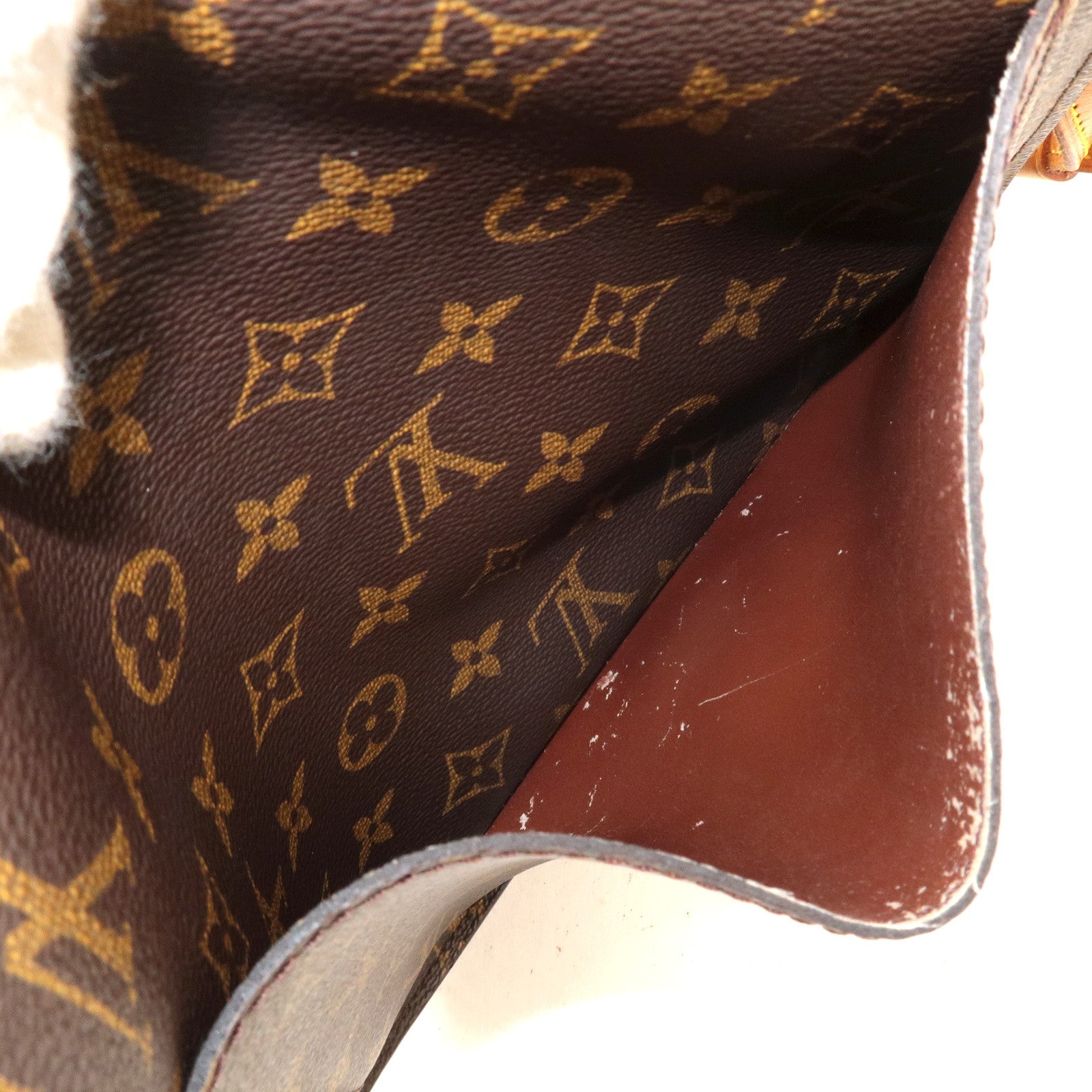 Louis Vuitton Monogram Saint Cloud GM Shoulder Bag Brown M51242
