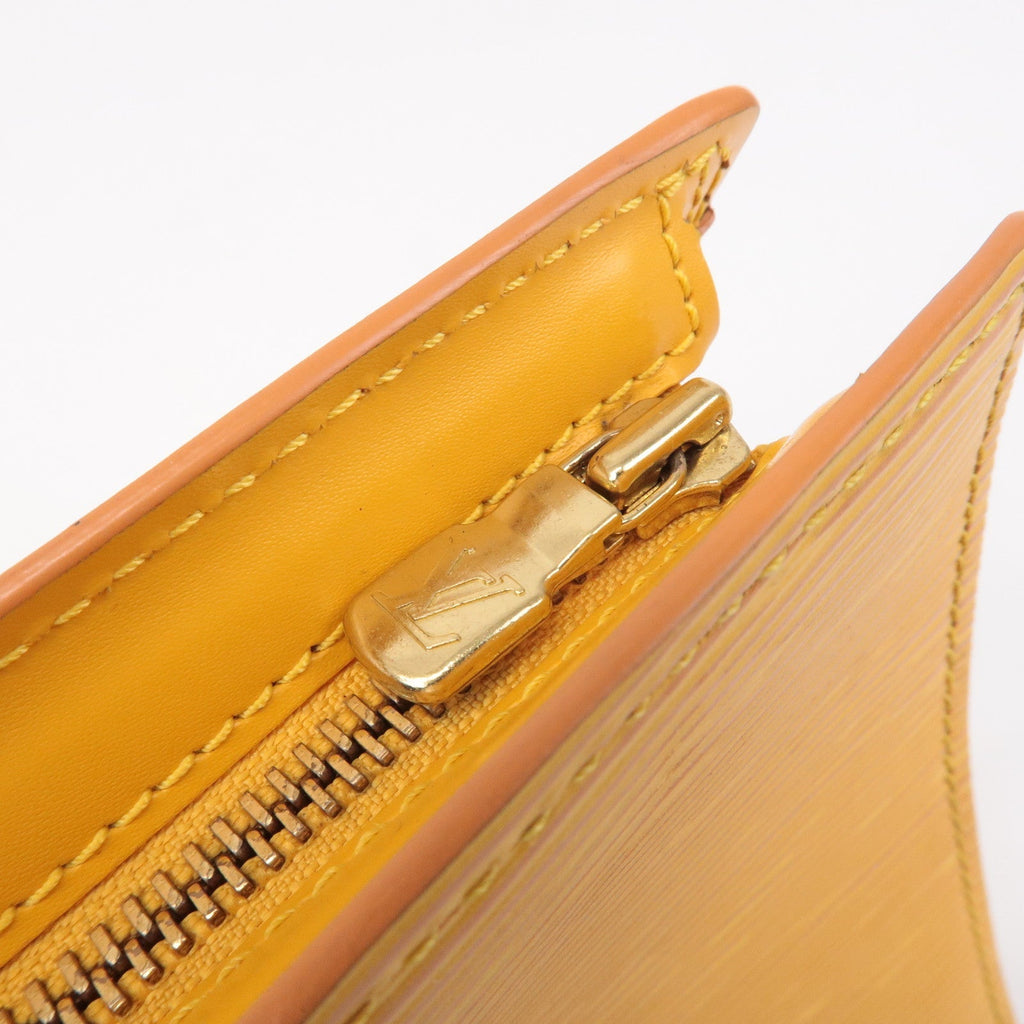 Louis Vuitton Epi Sac Triangle Hand Bag Tassili Yellow M52099